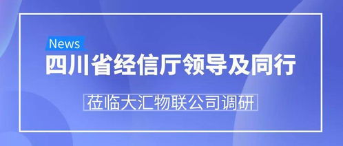 開(kāi)物云平臺(tái)發(fā)布引關(guān)注，四川省經(jīng)信廳領(lǐng)導(dǎo)一行蒞臨大匯物聯(lián)與萬(wàn)錚物聯(lián)調(diào)研指導(dǎo)